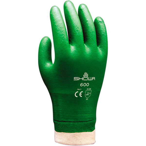 Luvas Showa 600 (Algodão/PVC) (3121)